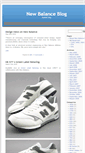 Mobile Screenshot of newbalance-blog.com