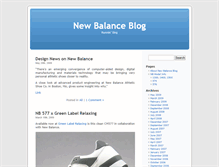 Tablet Screenshot of newbalance-blog.com